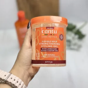 ژل مو حالت دهنده و مرطوب کننده کانتو  Cantu Shea Butter Flexible Hold Moisture Retention Hair Styling Gel