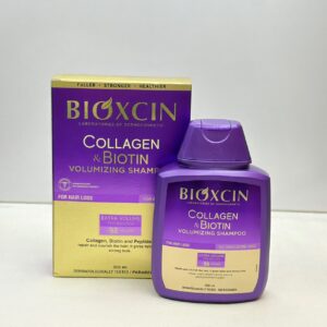 شامپو حجم‌دهنده بیوکسین کلاژن و بیوتین (BIOXCIN Collagen & Biotin Volumizing Shampoo)
