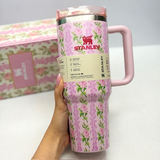 ماگ استنلی گلدار اورجینال (Stanley Quencher H2.0) - Image 4
